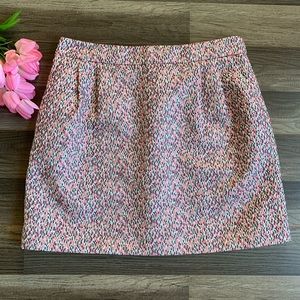 J. CREW FACTORY l Pink Pattern Skirt
